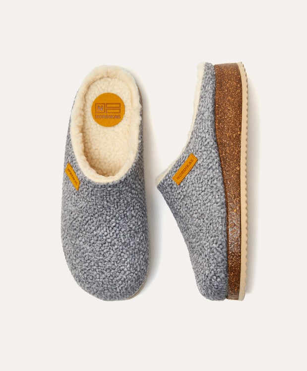 nordikas ZAPATILLAS DE CASA HOMBRE ALASKA GRIS Limitado a 3 días