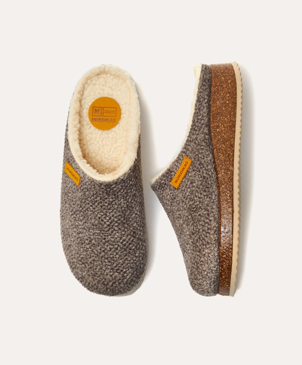 nordikas ZAPATILLAS DE CASA HOMBRE ALASKA TAUPE Oferta exclusiva