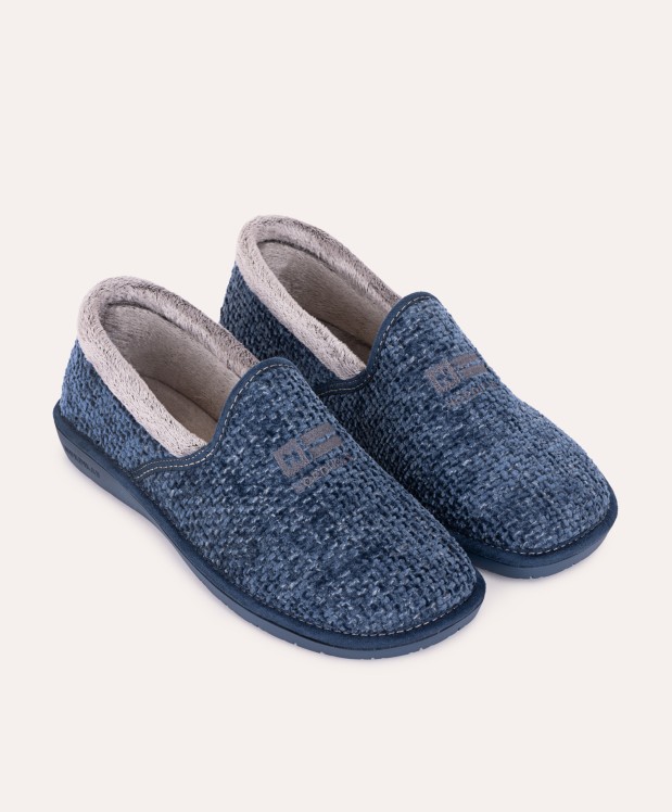 nordikas ZAPATILLAS DE CASA HOMBRE SIBERIA AZUL Descuento por venta flash
