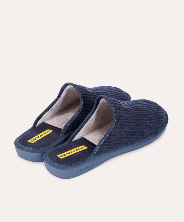 nordikas ZAPATILLAS DE CASA HOMBRE CORDELE MARINO Ofertas de temporada