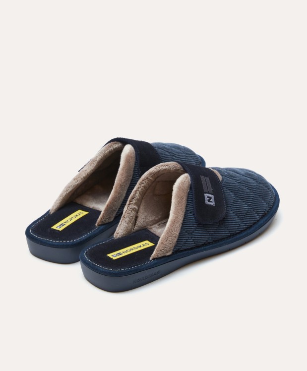 nordikas ZAPATILLAS DE CASA HOMBRE EDIMBURGO AZUL Rebajas de fin de temporada