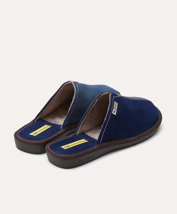 nordikas ZAPATILLAS DE CASA HOMBRE AFELPADO INDICO Outlet