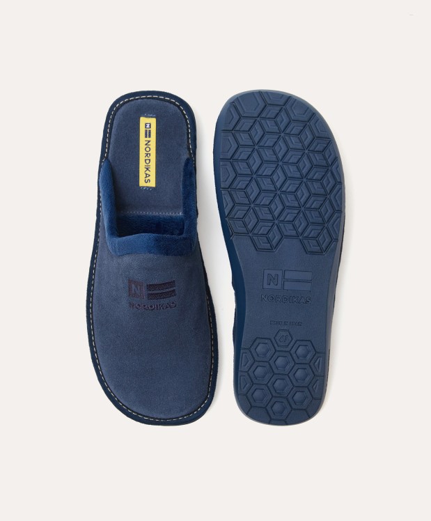 nordikas ZAPATILLAS DE CASA HOMBRE AFELPADO JEANS Rebajas