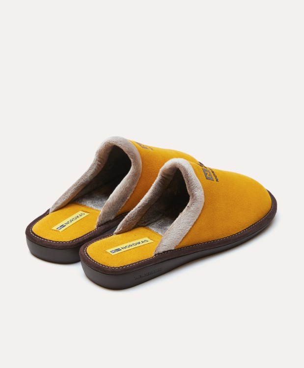 nordikas ZAPATILLAS DE CASA HOMBRE AFELPADO YELLOW Ofertas