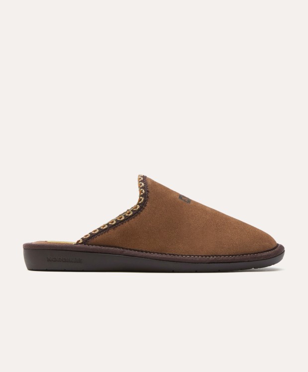 nordikas ZAPATILLAS DE CASA HOMBRE AFELPADO PIEDRA Ventas relámpago
