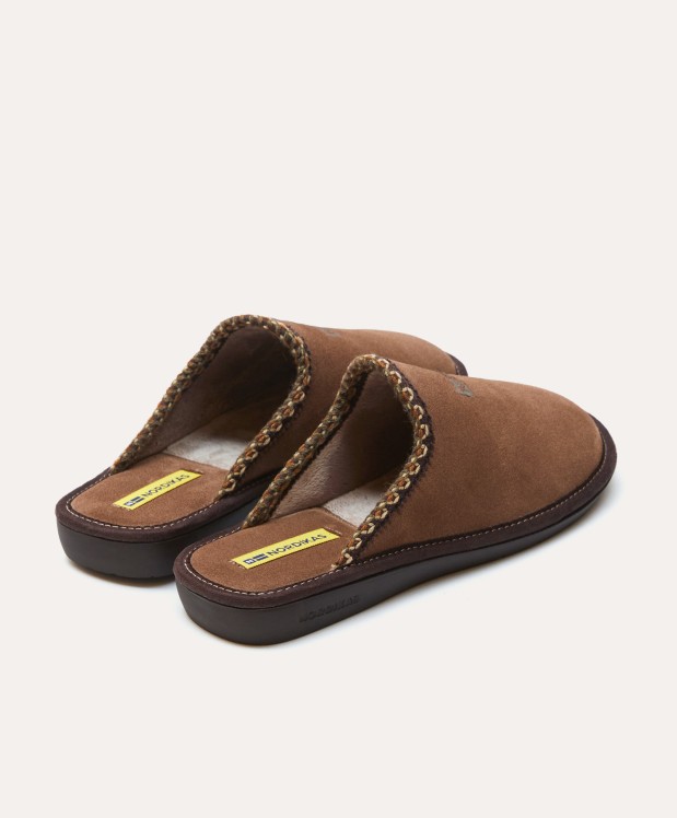 nordikas ZAPATILLAS DE CASA HOMBRE AFELPADO PIEDRA Ventas relámpago