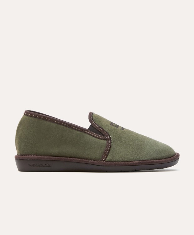 nordikas ZAPATILLAS DE CASA HOMBRE AFELPADO MUSGO Mejor oferta