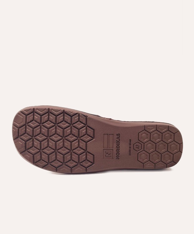nordikas ZAPATILLAS DE CASA HOMBRE AFELPADO MOKA Rebajas online