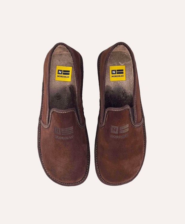 nordikas ZAPATILLAS DE CASA HOMBRE AFELPADO MOKA Rebajas online