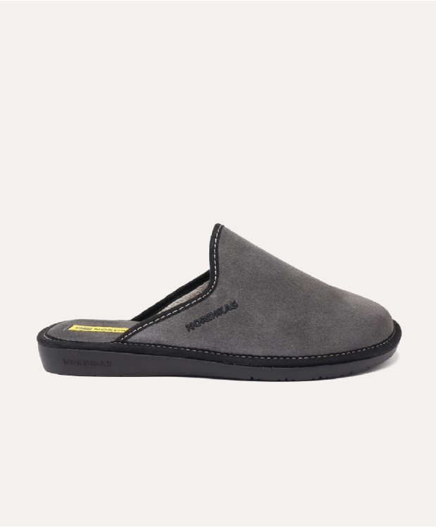 nordikas ZAPATILLAS DE CASA HOMBRE AFELPADO GRIS Envío gratis