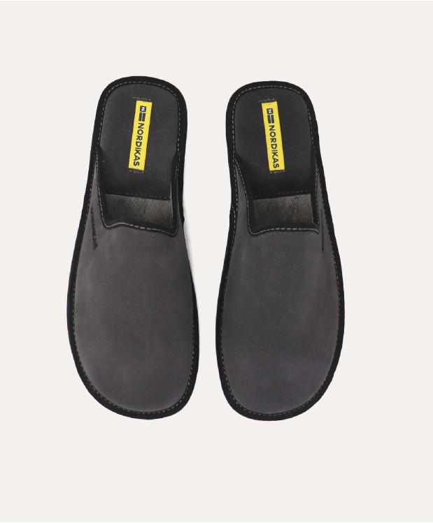 nordikas ZAPATILLAS DE CASA HOMBRE AFELPADO GRIS Envío gratis