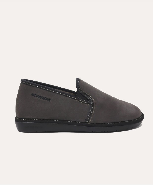 nordikas ZAPATILLAS DE CASA HOMBRE AFELPADO GRIS Oferta especial