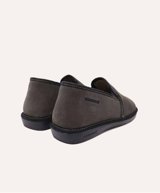 nordikas ZAPATILLAS DE CASA HOMBRE AFELPADO GRIS Oferta especial