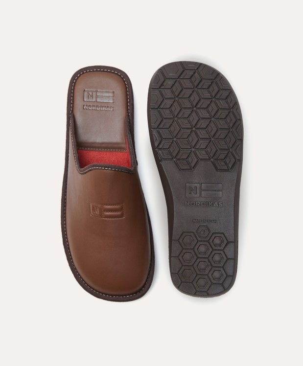 nordikas ZAPATILLAS DE CASA HOMBRE DUBLIN MARRON ÚLTIMAS EDICIONES