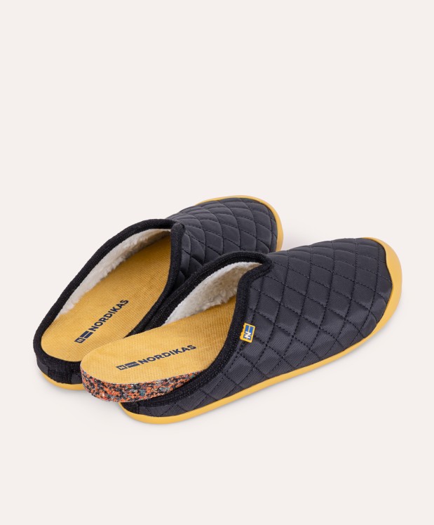 nordikas ZAPATILLAS DE CASA HOMBRE BELFORD NEGRO Tienda de fábrica