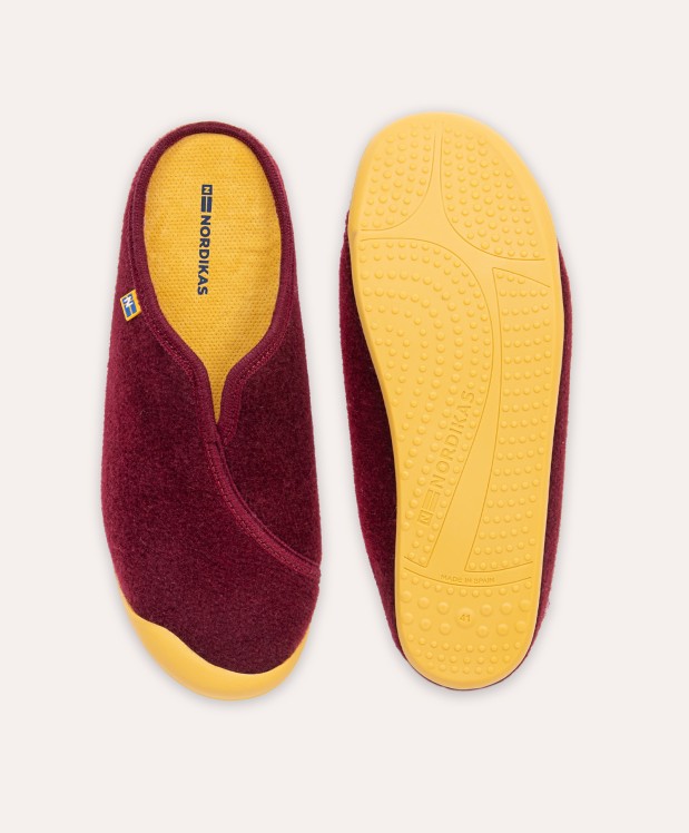 nordikas ZAPATILLAS DE CASA HOMBRE ARTIK BURDEOS Libre de impuestos