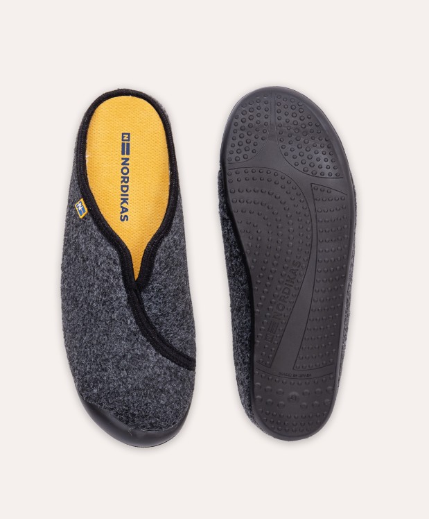 nordikas ZAPATILLAS DE CASA HOMBRE ARTIK NEGRO PISO NEGRO Ofertas de temporada