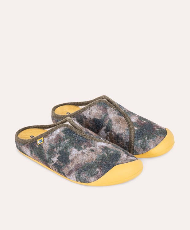 nordikas ZAPATILLAS DE CASA HOMBRE ORION KAKI Rebajas de fin de temporada