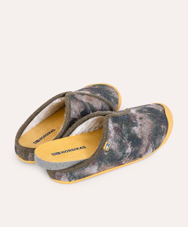 nordikas ZAPATILLAS DE CASA HOMBRE ORION KAKI Rebajas de fin de temporada
