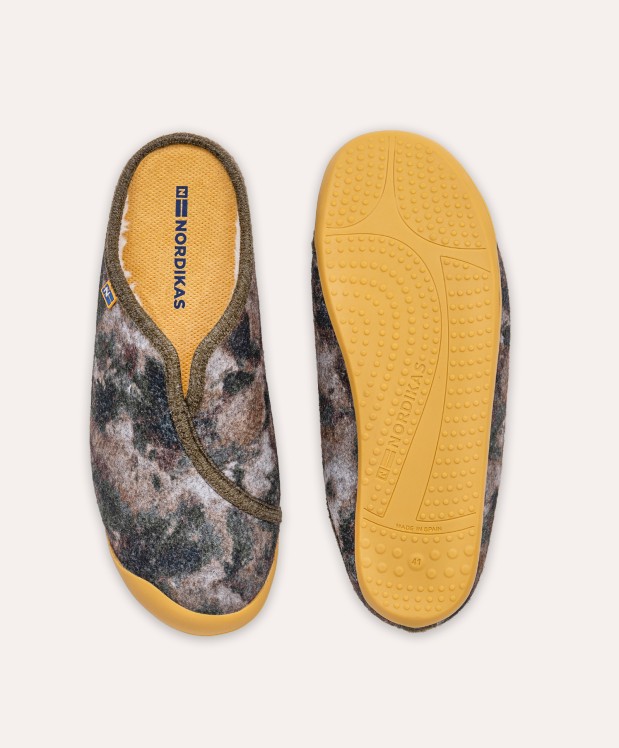 nordikas ZAPATILLAS DE CASA HOMBRE ORION KAKI Rebajas de fin de temporada