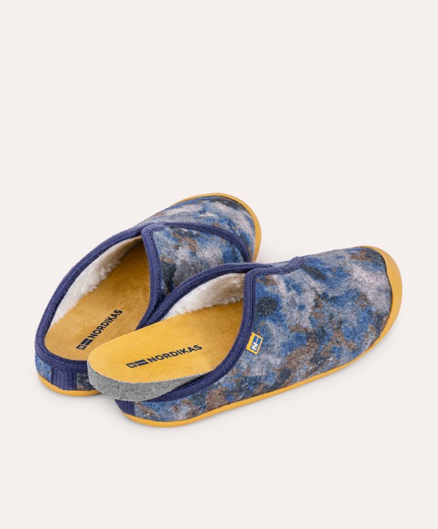 nordikas ZAPATILLAS DE CASA HOMBRE ORION AZUL Precio ultrabajo