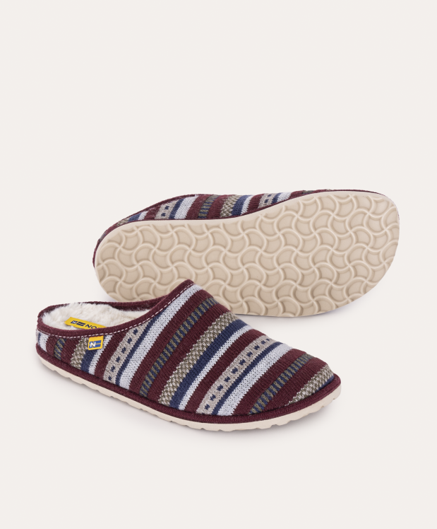 nordikas ZAPATILLAS DE CASA HOMBRE LAPONIA BURDEOS En línea