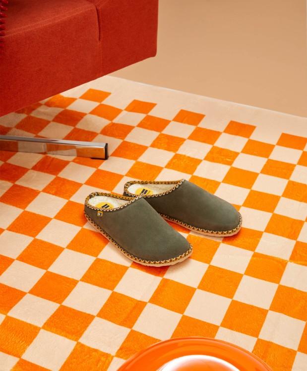 nordikas ZAPATILLAS DE CASA HOMBRE AFELPADO MUSGO Outlet online