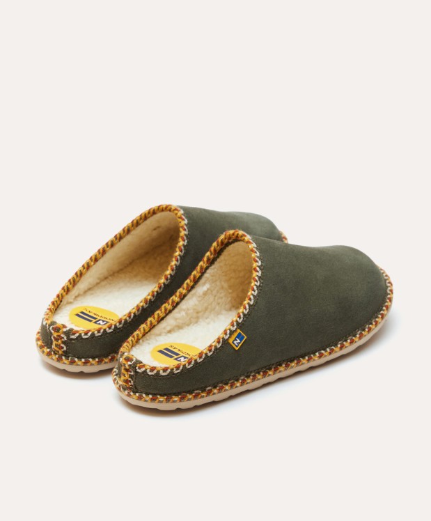 nordikas ZAPATILLAS DE CASA HOMBRE AFELPADO MUSGO Outlet online