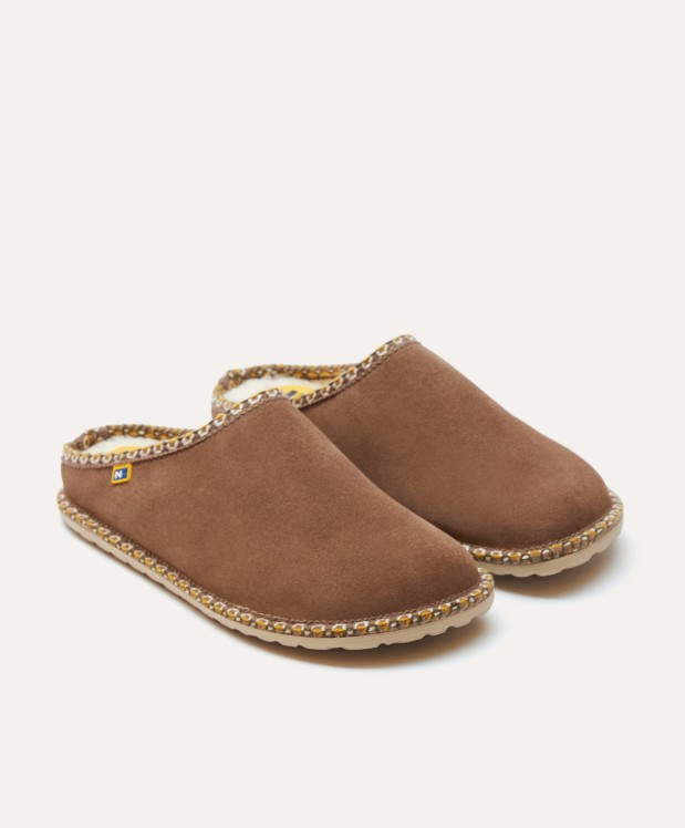 nordikas ZAPATILLAS DE CASA HOMBRE AFELPADO PIEDRA Ofertas