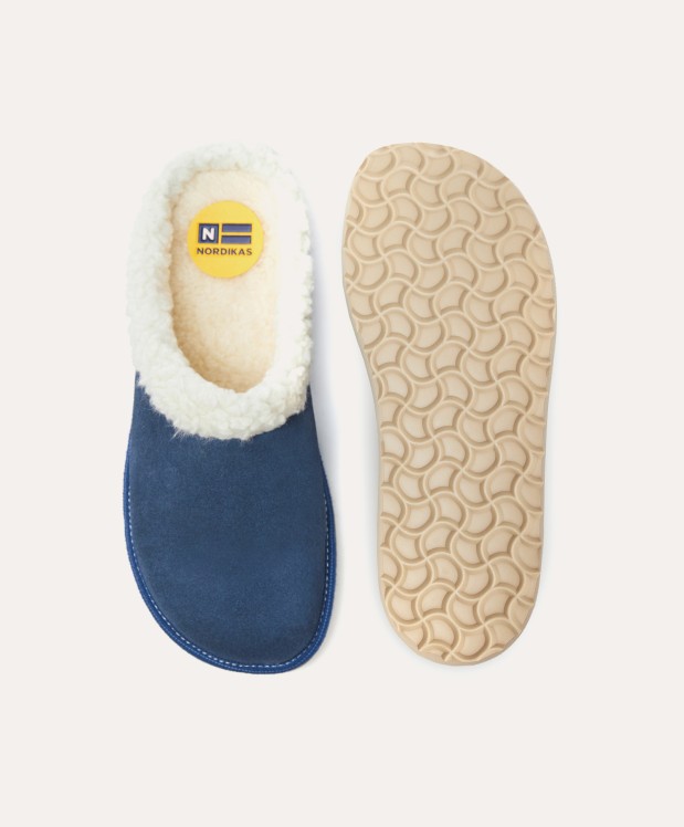 nordikas ZAPATILLAS DE CASA HOMBRE AFELPADO JEANS Venta caliente