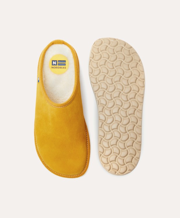 nordikas ZAPATILLAS DE CASA HOMBRE AFELPADO YELLOW Gran oferta