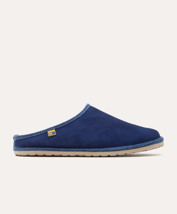 nordikas ZAPATILLAS DE CASA HOMBRE AFELPADO INDICO Rebajas baratas
