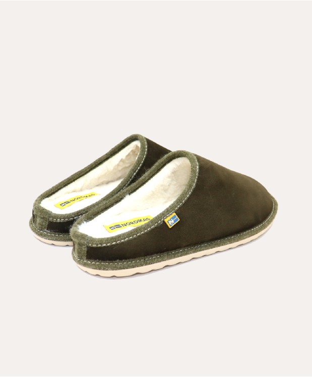 nordikas ZAPATILLAS DE CASA HOMBRE AFELPADO KAKI Tienda