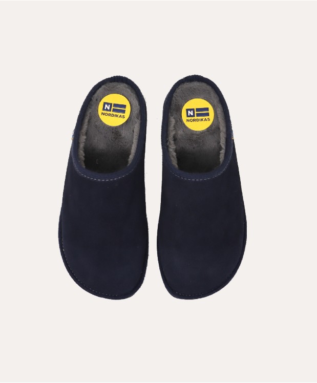 nordikas ZAPATILLAS DE CASA HOMBRE AFELPADO MARINO Tienda