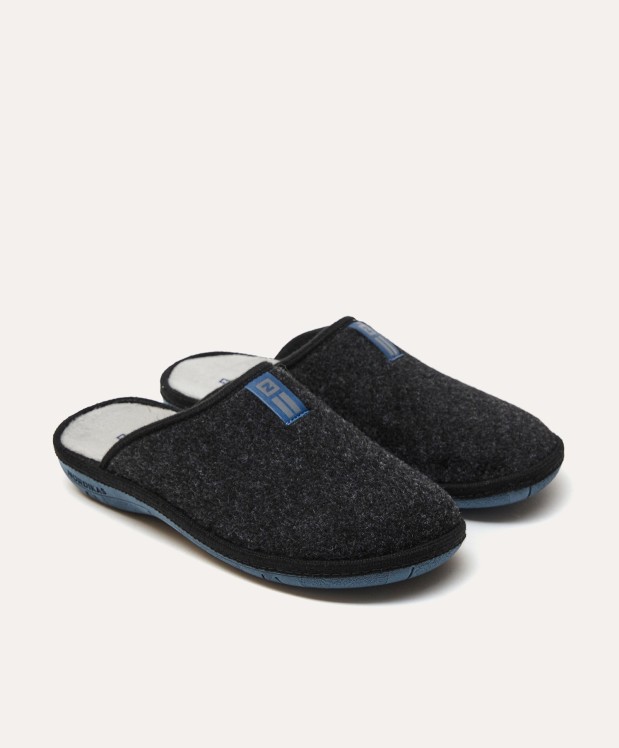 nordikas ZAPATILLAS DE CASA HOMBRE TIROL NEGRO Envío gratis
