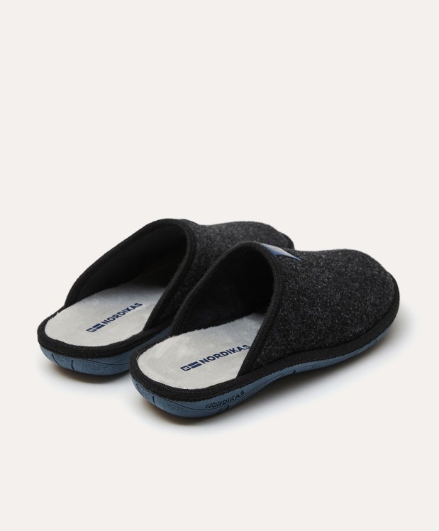 nordikas ZAPATILLAS DE CASA HOMBRE TIROL NEGRO Envío gratis