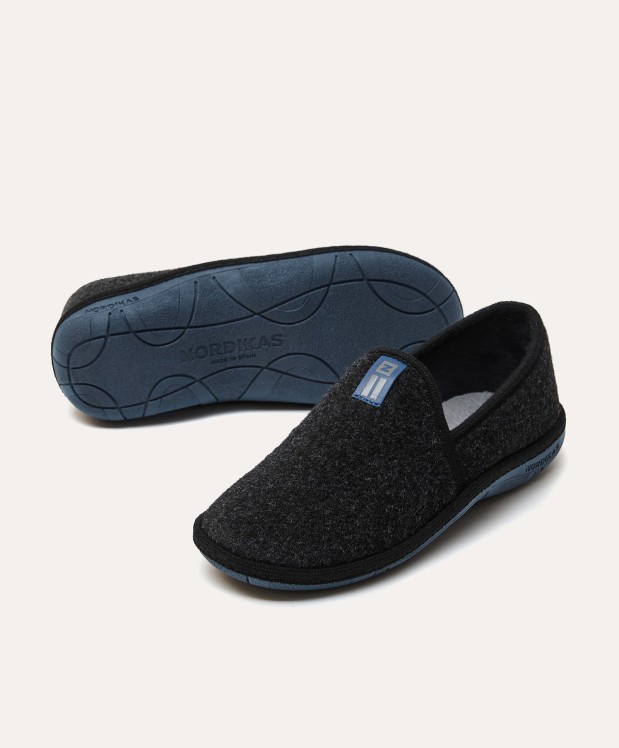 nordikas ZAPATILLAS DE CASA HOMBRE TIROL NEGRO COMPRAR AHORA