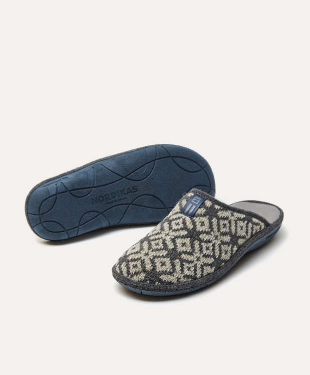 nordikas ZAPATILLAS DE CASA HOMBRE VELETA GRIS ÚLTIMAS EDICIONES