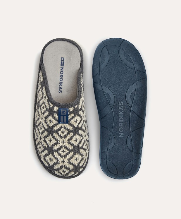 nordikas ZAPATILLAS DE CASA HOMBRE VELETA GRIS ÚLTIMAS EDICIONES