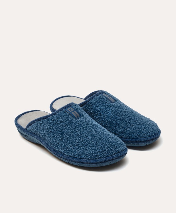 nordikas ZAPATILLAS DE CASA HOMBRE TEDDY DENIM Precio de fábrica
