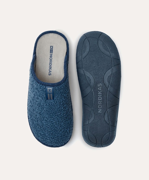 nordikas ZAPATILLAS DE CASA HOMBRE TEDDY DENIM Precio de fábrica