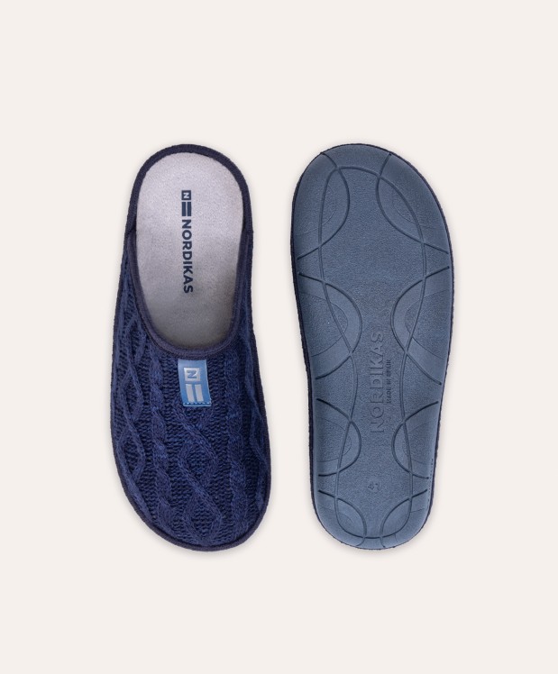 nordikas ZAPATILLAS DE CASA HOMBRE TRENZA MARINO Solo hoy