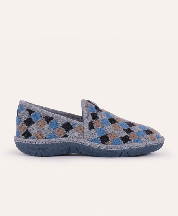 nordikas ZAPATILLAS DE CASA HOMBRE ARLEQUIN GRIS Promoción trimestral