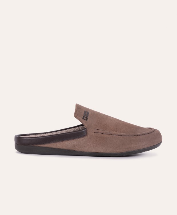 nordikas ZAPATILLAS DE CASA HOMBRE AFELPADO MICKEY DUBLIN MOKA Liquidación