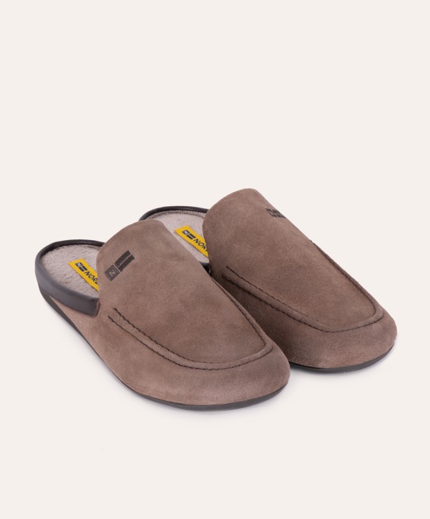 nordikas ZAPATILLAS DE CASA HOMBRE AFELPADO MICKEY DUBLIN MOKA Liquidación