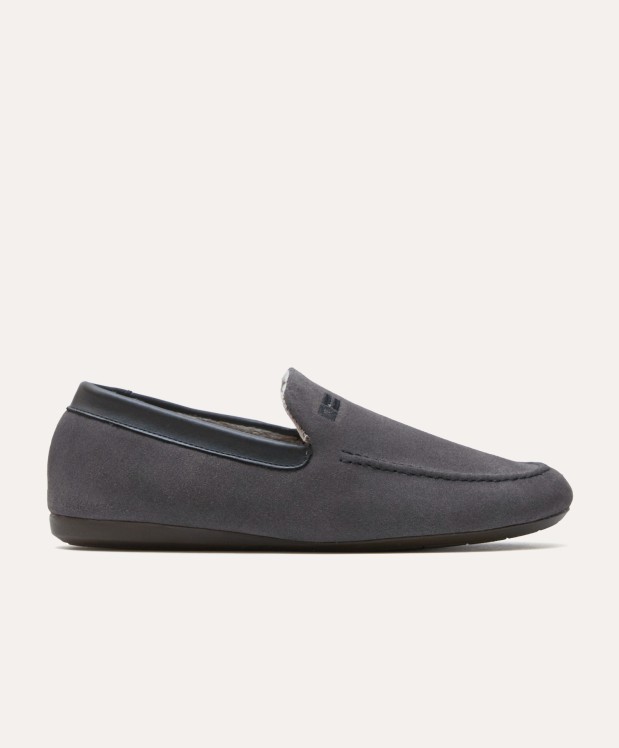 nordikas ZAPATILLAS DE CASA HOMBRE AFELPADO GRIS Envío internacional gratuito
