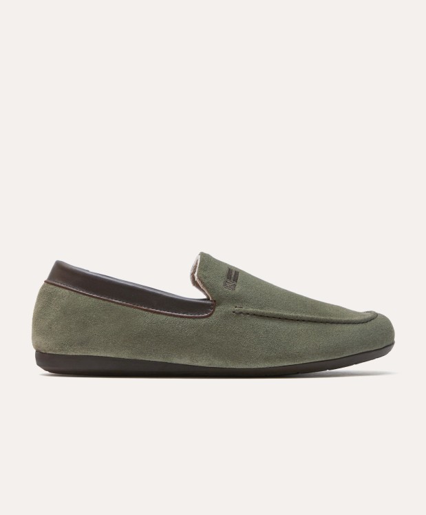 nordikas ZAPATILLAS DE CASA HOMBRE AFELPADO MUSGO Ahorra y exporta