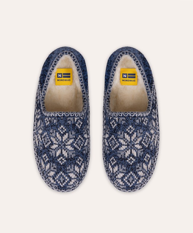 nordikas ZAPATILLAS DE CASA HOMBRE SNOW MARINO Última moda