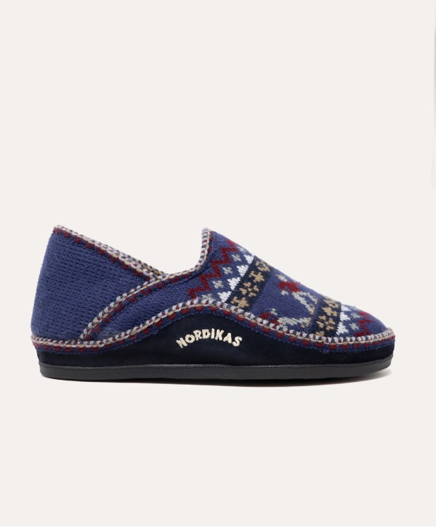 nordikas ZAPATILLAS DE CASA HOMBRE PATINADOR MARINO Ofertas especiales