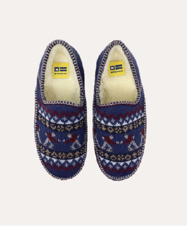 nordikas ZAPATILLAS DE CASA HOMBRE PATINADOR MARINO Ofertas especiales